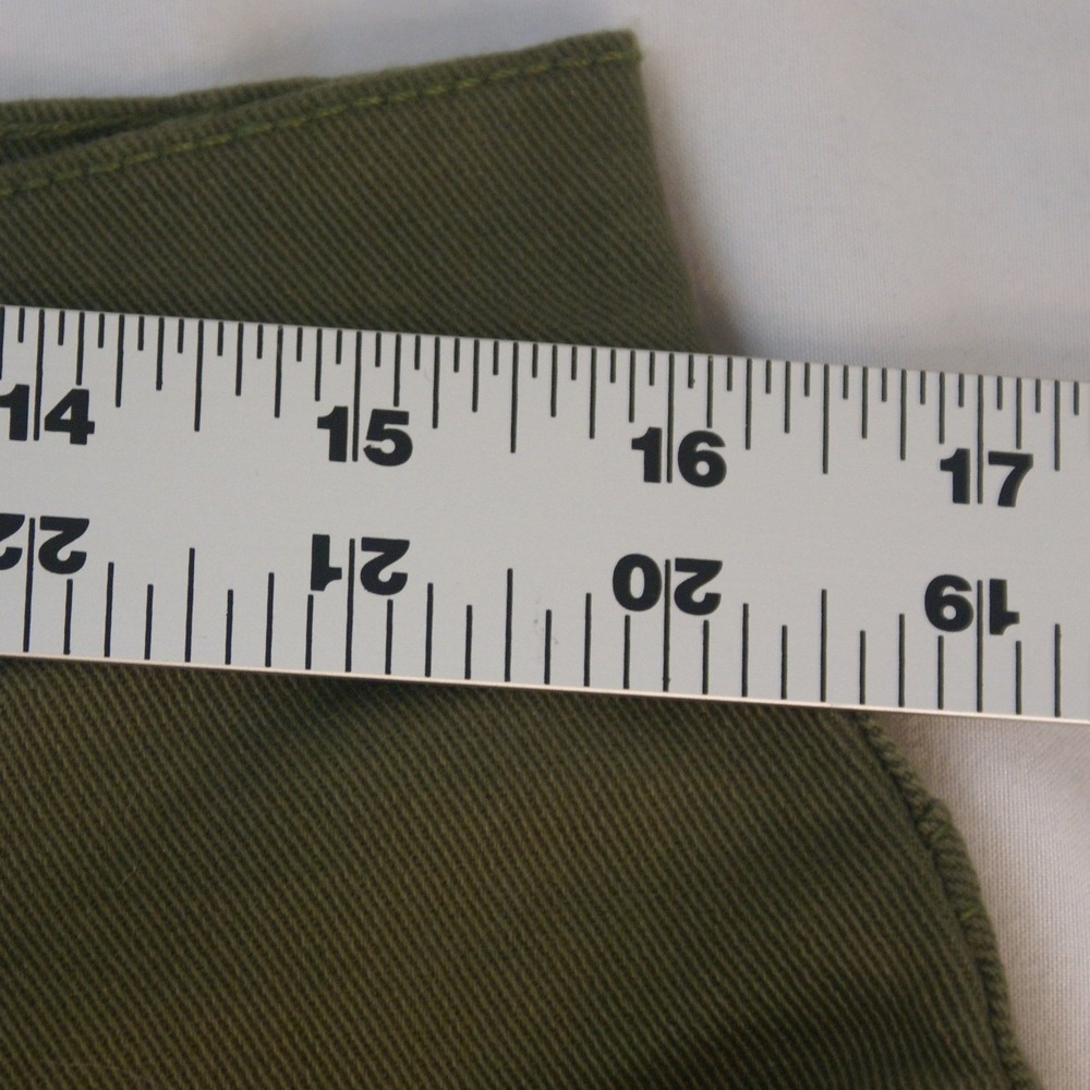 Gloria Vanderbilt Amanda Slimming Tapered Leg Jeans Olive Green 12 Average NWT - Picture 9 of 10